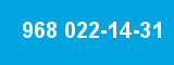 968 022-14-31 968 022-14-31